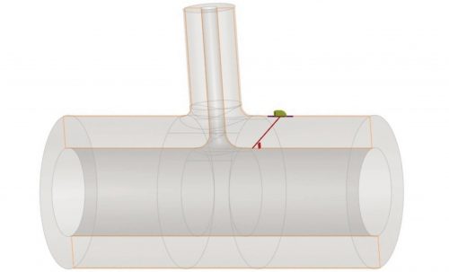Inspection modelling nozzel application. Inspection modelling nozzel application.