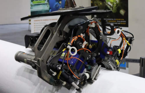 An image of a Pipeline Inspection ROV being displayed An image of a Pipeline Inspection ROV being displayed