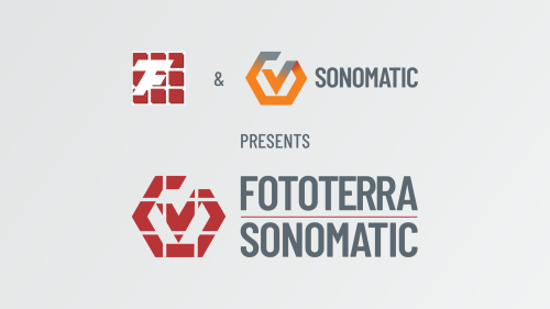 Image showing the Sonomatic and FotoTerra logos, as well as the joint logo Image showing the Sonomatic and FotoTerra logos, as well as the joint logo